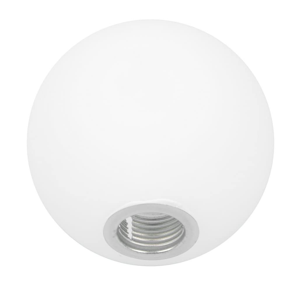 minkissy Glass Globe Lamp Shade White Frosted Ceiling Light Shade Fixture Replacement Pendant Light Accessory for Home Hotel G9 12cm