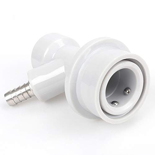 SODIAL 2 Pairs Homebrew Ball Lock Keg Disconnect Liquid And Gas Barbed Connectors Cornelius Corny Kegerator Beer
