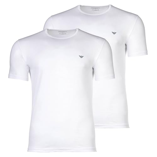 Emporio Armani Soft Touch Bamboo Viscose 2-Pack T-Shirt 2-Pack Men's Crew Neck T-Shirts