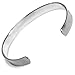 Rush Industries What Cancer Cannot Do Bracelet Etched Stainless Steel Cuff Bracelet - Recovery Jewelry