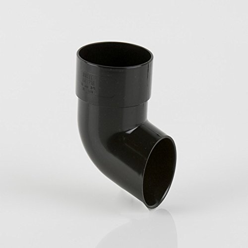 BR216B Brett Martin Shoe for 68mm Roundstyle downpipe System Black