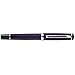 Xezo Incognito Rollerball Pen, Fine Point. Purple Layered Lacquer with Pure Platinum Plating. Handcrafted, Limited Edition, Serialized