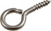 Stainless Steel Screw Eye (#8 x 1-5/8" x 1/2" Eye Inner Diameter) primary
