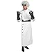 Charades Men's Mad Scientist, White, Medium