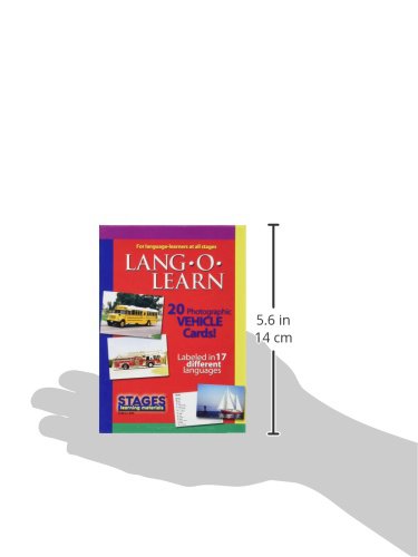 Stages Learning Lang-O-Learn Esl Vehicles Vocabulary Photo Flash Cards