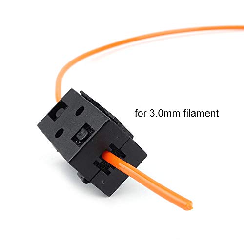 FYSETC 3D Printer 1.75 Filament Filters, Cleaner Blocks Flame Resistant Rubber Foam, Wiped Off Debris for PLA ABS PETG or Other Printing Filaments, 3Pcs Black