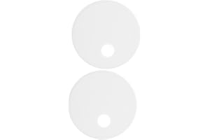VOSAREA Plastic Toilet Bolt Covers for Toilet Seat Top Hinge Fixings, Wear-Resistant Screw Caps