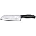 Victorinox Swiss Army Cutlery Fibrox Pro Santoku Knife, Granton Edge, 7-Inch primary