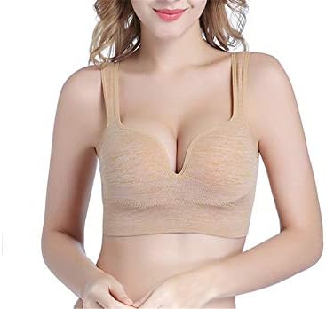 Women's Sports Bra Without Rims Underwear Shock Absorber Running Bra