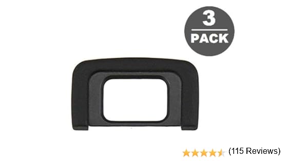 BlueBeach® 3 Pieza Reemplazo DK-25 Ocular para Nikon Eyecup Ocular ...