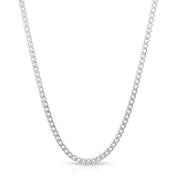 Sterling Silver Italian 2mm Miami Cuban Curb Link Thick ITProLux Solid 925 Necklace Chain 16