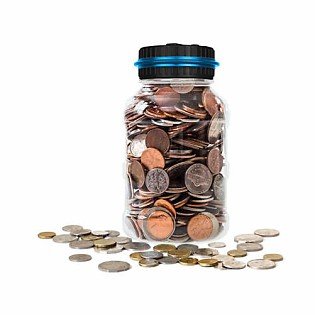 LCD Digital Coin Counting Money Saving Box Jar Bank Kids Innovative Toy Gift - Thumbnail 3