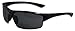 In Style Eyes Magnificent Maui Wrap Polarized Nearly Invisible Line Bifocal Sunglasses Black 2.00