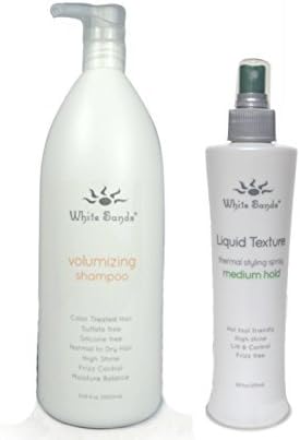 White Sands Liquid Texture - Medium Hold, 8.5 oz + Volumizing Shampoo 33 oz