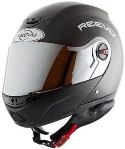 Reevu FSX1 Rear-View Modular Helmet - 2X-Large/Black Matte