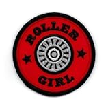 Roller Girl - Round Roller Skate Wheel Logo - 3