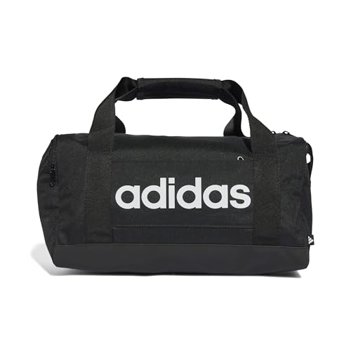 Mixte Essentials Linear Duffel Bag Duffel Bag, Black/Black/White, XS
