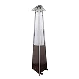 Hiland HLDS01-CGTHG Hiland-HLDS01-CGTHG-Commercial Glass Tube Patio Heater, Bronze