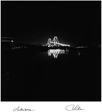 "NYBridges: Whitestones", Vintage Black & White photograph by Robert Gambee. The New York Times says,"Gambee Photos Speak Magic."