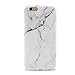 iPhone 6 Plus Case, iPhone 6s Plus case Marble, Leminimo Slim-fit Shockproof Anti-Scratch Anti-Fingerprint TPU Flexible Case with Excellent Grip [5.5 inch Display] - White Marble Design