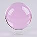 LONGWIN 50mm(2 inch) K9 Solid Crystal Ball with Free Stand Suncatcher (Pink)