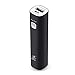 Mini 3400mAh Portable Power Bank, iXCC (3rd Generation) Lipstick-Sized Charger Compact Aluminum External Battery for iPhone, Galaxy and More - Black
