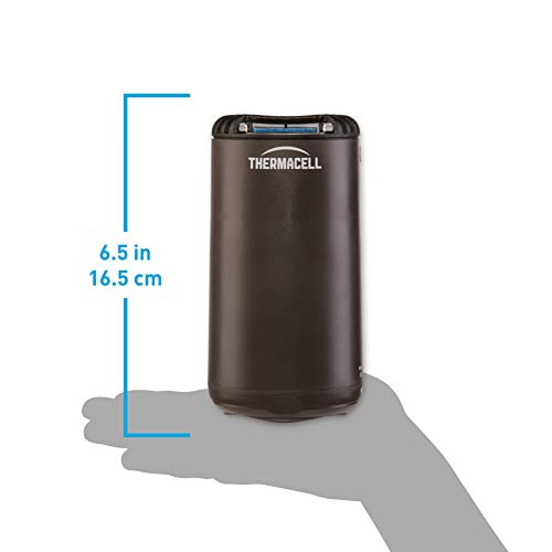 Thermacell Patio Shield Mosquito Repeller, Graphite; Easy to Use, Highly Effective; Provides 12 Hours of DEET-Free Mosquito Repellent; Scent-Free, No Spray, No Smoke and Cordless