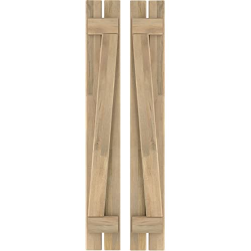 Ekena Millwork ARW102SB207X68UNH Americraft Two 2 Exterior Real Wood Spaced Boa…