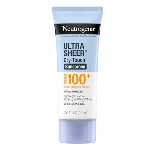 Neutrogena Ultra Sheer Dry-Touch Sunscreen Lotion, Max 100+ Broad Spectrum SPF…