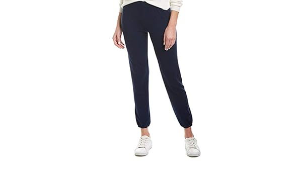 Amazon Com Monrow Womens Solid Sweatpant M Navy Clothing