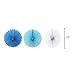 Vidal Crafts Boy Birthday Decorations, 1st Birthday Decoration for Boys, Happy Bday Banner, Tissue Pom Pom Kit, Honeycomb Balls, Paper Fans, Balloons, Boys Birthday Party Supplies
