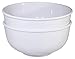 Gintonique Chef Miso Set of Two Extra Large Melamine Serving Ramen Bowls White Pho Bowls 60 Ounces