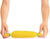 Kuhn Rikon Corn Holder Set 8 Pieces Yellow/Green Plastic 1.5x2x17.5 cm view 3