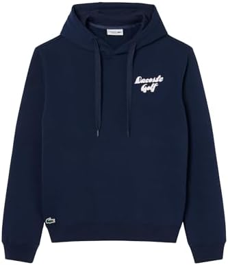 Amazon.com: Lacoste Men's Unbrushed Fleece Zipped Hoodie, Navy