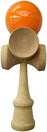 Red Wagon Toys 5-Cup Professional Kendama Trick Toy, Orange