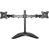 VIVO Dual Monitor Mount Fully Adjustable Desk Free-Stand for 2 LCD Screens Up To 27" (STAND-V002P)