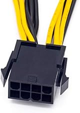baolongking 2x 8 Pin to Dual 8 Pin PCI-E Power Cable Splitter for Graphics Card view 4