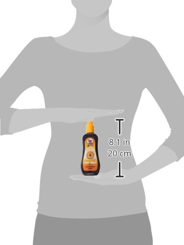 Australian Gold SPF 4 Spray Oil Sunscreen, Carrot Oil Formula, 8 Fl Oz