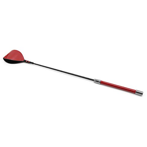 HOT TIME Wine Red Leather Equestrian Jump Bat Whip Horse Riding Crop