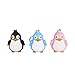 Animal LED Keychain with Sound (Penguin - 3-Pack)