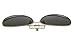 Jaky Retro Polarized Lens Glasses Clip on Flip up High Grade Silicone Clip Classic AVIATOR Reflective UV400 UV Protection Mens&Womens Sunglasses For Driving Fishing Running Cycling(Grey)