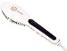 Eqoba Digital Hair Straightener Anti-Static Ceramic Heating Detangling Hair Brush Straight Styling Massage White