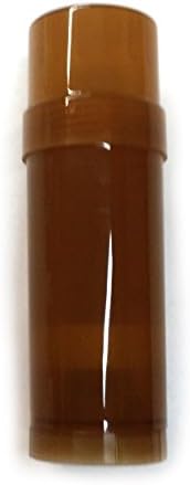 6 ct. Deodorant Twist-up Empty Containers (Natural) - for lotion bar, heel balm etc. (2 oz.) - Empty Deodorant Tubes (Brown)