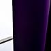 MYSKY HOME Bedroom Curtains 63 Inch Long Blackout Curtains for Living Room Dark Purple Curtains Grommet Window Curtains Privacy Protect Room Darkening Single Panel Curtains, 52 x 63 Inch, Purple