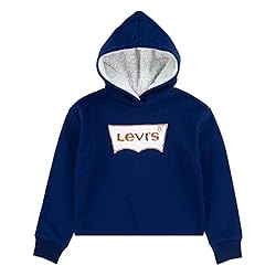 Levi's Girls' High Rise Pullover Hoodie, Medieval