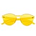 JOJO'S SECRET Oversized Square Sunglasses Metal Frame Flat Top Sunglasses JS009 (Gold/Transparent Red+Gold/Pink, 2.48)