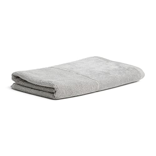 Möve Bamboo Luxe Duschtuch 80 x 150 cm aus 60% Baumwolle / 40% Viskose aus Bambus-Zellstoff, Silver Grey