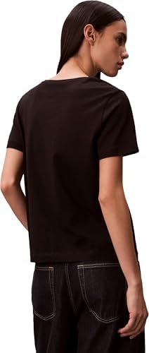 Donna T-Shirt Maniche Corte Confezione da 2 Logo Tee con Scollo a V, Multicolore (Cradle Pink/Black), XL