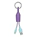 Belkin MIXIT Lightning to USB Clip with 3-Inch 2.4 Amp Lightning ChargeSync Cable for iPhone, iPad and iPod (Purple)