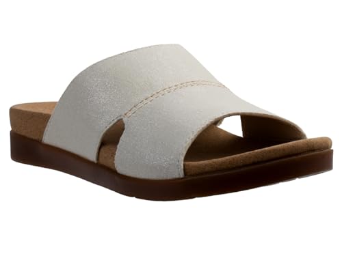Spenco Women's Sunrise Slide, White, 9 Wide
